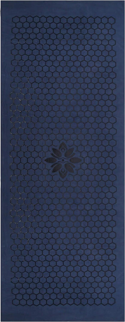 Mat Towel Non-Slip for Hot Yoga. Grippy Double Sided Suede Microfiber Towel Non-Slip Grip. Multifunctional - No Slip Yoga Mat Towel, Yoga Mat Cover - the Best Travel Yoga Mat Non Slip.